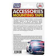 BOSS TAPE 3920 ÇİFT OTO AKSESUAR YAPIŞTIRMA BANDI 19mmx1.5m GRİ - 4