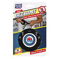 BOSS TAPE 3937 TÜYLÜ BEZ ELEKTRİK BANDI 18mmx9.14m SİYAH - BOSS TAPE
