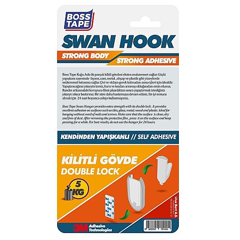 BOSS TAPE 4101 PLASTİK KUĞU ASKI 2Lİ BLİSTER - 3