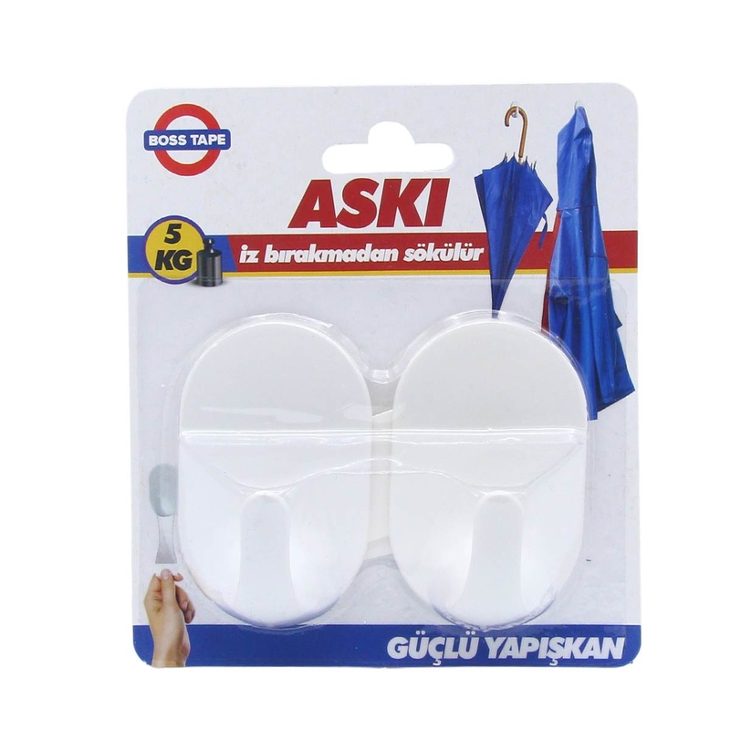 BOSS TAPE 4118 PLASTİK BÜYÜK ASKI 2Lİ BLİSTER