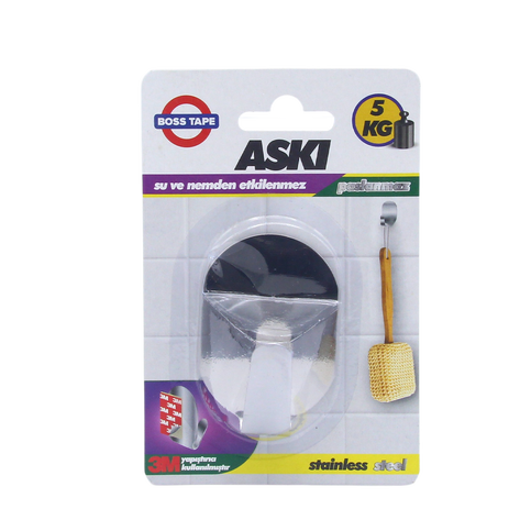 Boss Tape 4132 Paslanmaz Büyük Askı Blister - 2