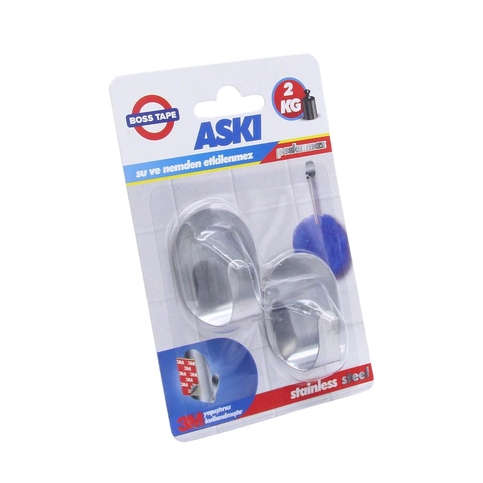 BOSS TAPE 4149 PASLANMAZ KÜÇÜK ASKI 2Lİ BLİSTER - 2