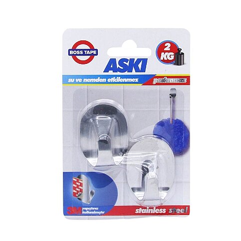 BOSS TAPE 4149 PASLANMAZ KÜÇÜK ASKI 2Lİ BLİSTER - 1