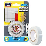 BOSS TAPE 4170 ÇİFT TARAFLI KÖPÜK AYNA MONTAJ BANDI 19mmx2m - BOSS TAPE (1)