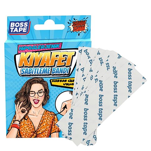 BOSS TAPE 4187 HİPOALERJENİK KIYAFET SABİTLEME BANDI 24LÜ - 2