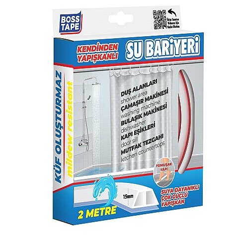 BOSS TAPE 4248 YAPIŞKANLI SU BARİYERİ 15mmx2m - 2