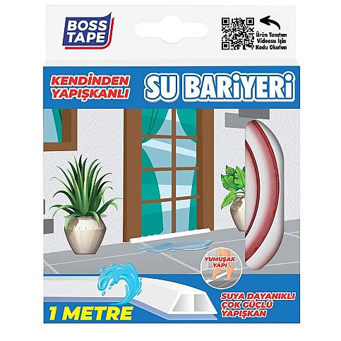BOSS TAPE 4255 YAPIŞKANLI SU BARİYERİ 15mmx1m - 1