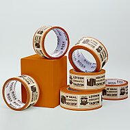 BOSS TAPE 4576 İKAZ KOLİ BANDI 50mmx66m DİKKATLİ TAŞIYIN - 2