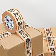 BOSS TAPE 4576 İKAZ KOLİ BANDI 50mmx66m DİKKATLİ TAŞIYIN - 4
