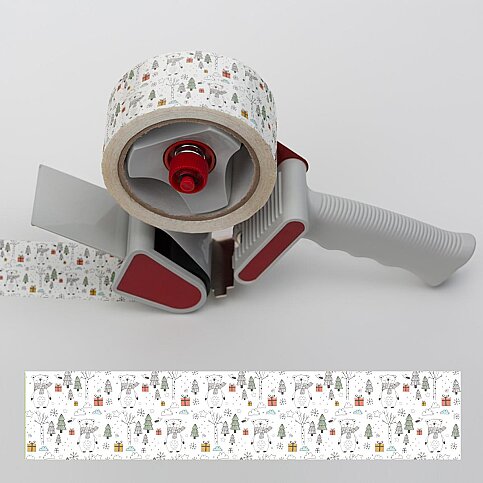 BOSS TAPE 4583 DESENLİ DEKORATİF KOLİ BANDI 45mmx25m AYICIK - 3