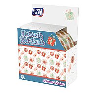 BOSS TAPE 4590 DESENLİ DEKORATİF KOLİ BANDI 45mmx25m HEDİYE PAKETİ - BOSS TAPE