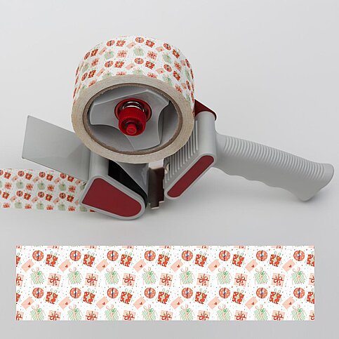 BOSS TAPE 4590 DESENLİ DEKORATİF KOLİ BANDI 45mmx25m HEDİYE PAKETİ - 2