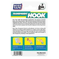 BOSS TAPE 5498 PLASTİK KÜÇÜK ASKI ŞEFFAF 2Lİ BLİSTER - BOSS TAPE (1)