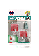 BOSS TAPE 5498 PLASTİK KÜÇÜK ASKI ŞEFFAF 2Lİ BLİSTER - BOSS TAPE