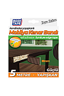 BOSS TAPE 6679 MOBİLYA KENAR BANDI 18mmx5m KOYU KAHVE - BOSS TAPE