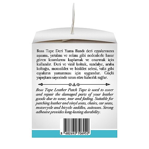 BOSS TAPE 6945 DERİ YAMA BANDI 10cmx1.5m SİYAH - 3