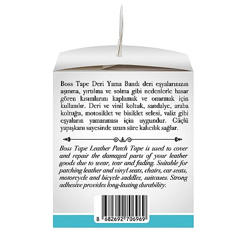 BOSS TAPE 6969 DERİ YAMA BANDI 10cmx1.5m KOYU GRİ - 2