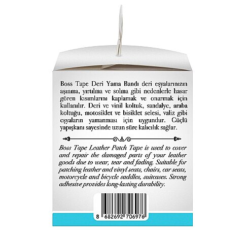 BOSS TAPE 6976 DERİ YAMA BANDI 10cmx1.5m AÇIK GRİ - 4