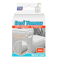 BOSS TAPE 6990 DERİ YAMA BANDI 10cmx1.5m BEYAZ - BOSS TAPE
