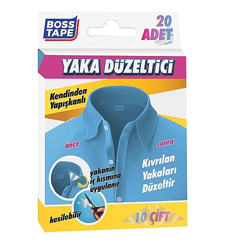 BOSS TAPE 7386 YAKA DÜZELTİCİ BANT 20Lİ - 1