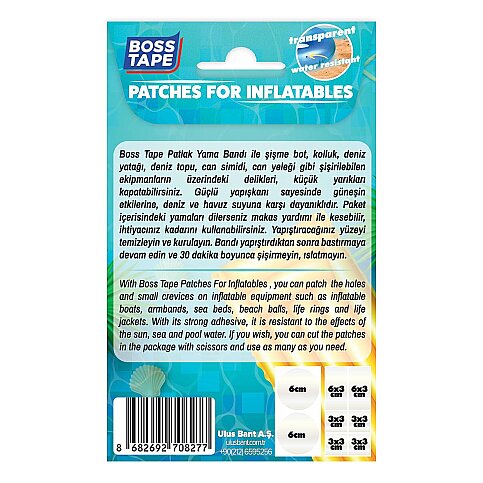 BOSS TAPE 8277 BOT KOLLUK YAMA TAMİR BANDI 8Lİ - 2