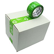 BOSS TAPE 4569 İKAZ KOLİ BANDI 50mmx66m RECYCLE GERİ DÖNÜŞÜM - BOSS TAPE (1)