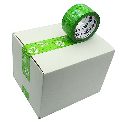 BOSS TAPE 4569 İKAZ KOLİ BANDI 50mmx66m RECYCLE GERİ DÖNÜŞÜM - 2