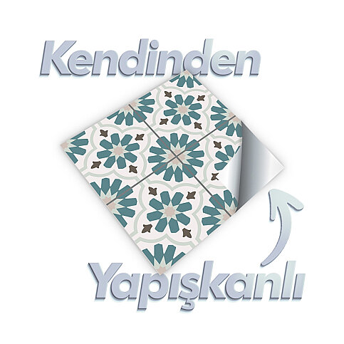 Boss Tape Pvc Yapışkanlı Karo 30x30cm 4lü Arabic - 2