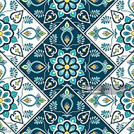 BOSS TAPE PVC YAPIŞKANLI KARO 30x30cm 4LÜ FLOWER MOSAİC - BOSS TAPE