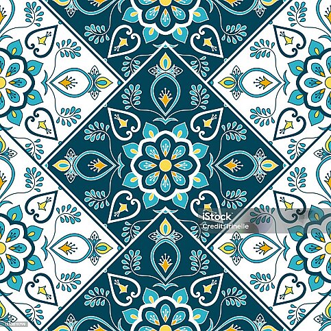 BOSS TAPE PVC YAPIŞKANLI KARO 30x30cm 4LÜ FLOWER MOSAİC - 1