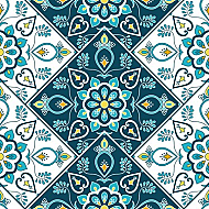 Boss Tape Pvc Yapışkanlı Karo 30x30cm 4lü Flower Mosaic - BOSS TAPE (1)