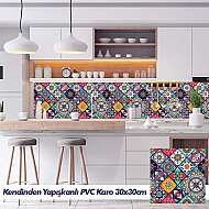 BOSS TAPE PVC YAPIŞKANLI KARO 30x30cm 4LÜ VİNTAGE - BOSS TAPE