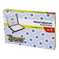 BRONS BR-143 ISTAMPA NO:1 METAL KUTU - BRONS