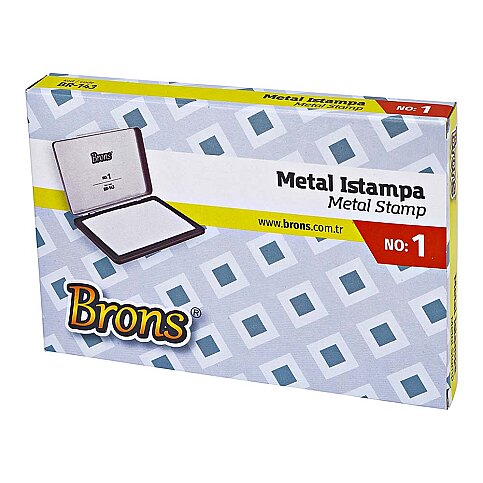 BRONS BR-143 ISTAMPA NO:1 METAL KUTU - 1