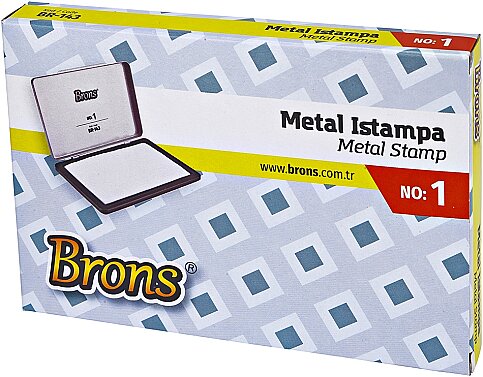 BRONS BR-143 ISTAMPA NO:1 METAL KUTU - 2