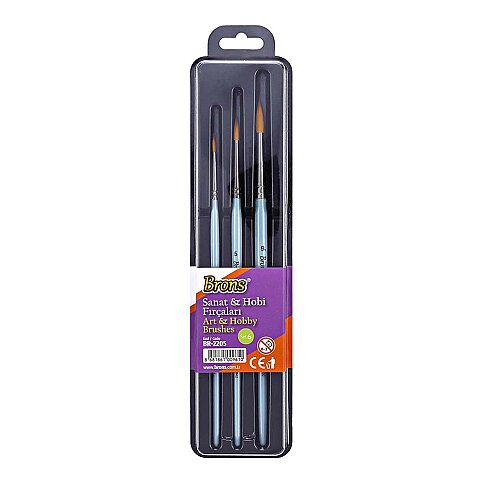 BRONS BR-2205 FIRÇA BLİSTER SET 6 - 1