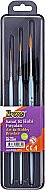 BRONS BR-2205 FIRÇA BLİSTER SET 6 - BRONS
