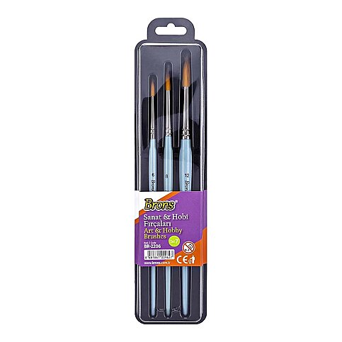 BRONS BR-2206 FIRÇA BLİSTER SET 7 - 1