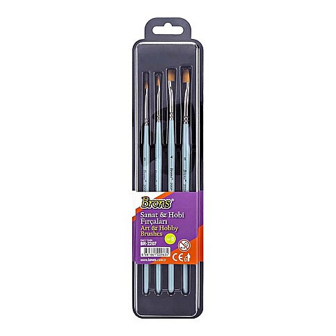 BRONS BR-2207 FIRÇA BLİSTER SET 8 - 1