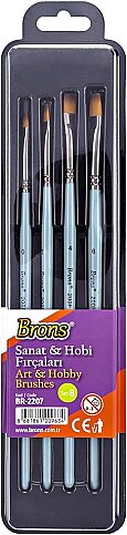 BRONS BR-2207 FIRÇA BLİSTER SET 8 - 1