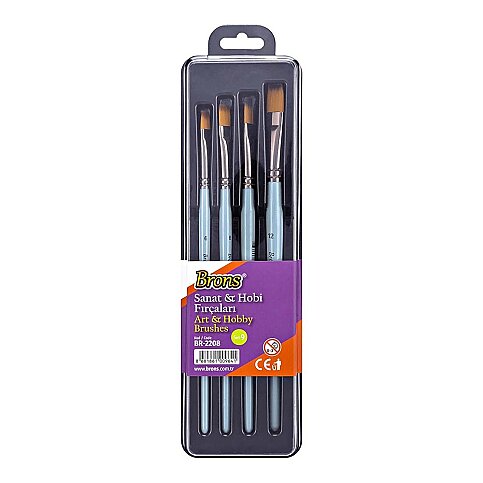 BRONS BR-2208 FIRÇA BLİSTER SET 9 - 1