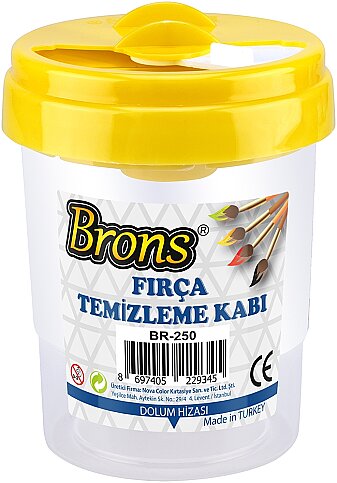 BRONS BR-250 FIRÇA TEMİZLEME KABI - 2