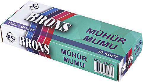 BRONS BR-257 MÜHÜR MUMU KIRMIZI - 2