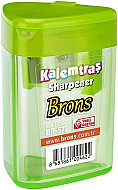 BRONS BR-572 HAZNELİ ÜÇGEN KALEMTRAŞ - BRONS