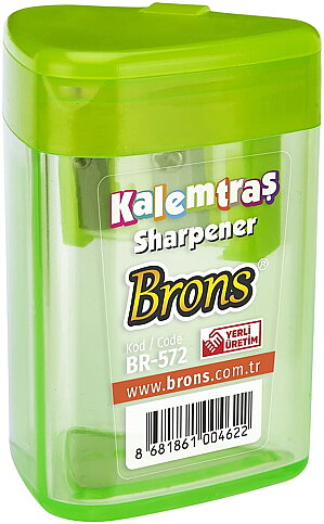 BRONS BR-572 HAZNELİ ÜÇGEN KALEMTRAŞ - 1