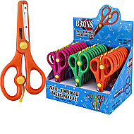 BRONS BR-700 YAYLI KORUMALI ÖĞRENCİ MAKASI - BRONS
