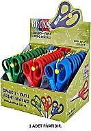 BRONS BR-703 YAYLI İSİMLİKLİ ÖĞRENCİ MAKASI - 3