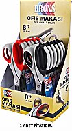 BRONS BR-705 OFİS MAKASI 8 inç 20.5cm - 3