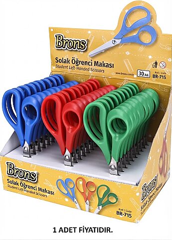 BRONS BR-715 SOLAK ÖĞRENCİ MAKASI - 3