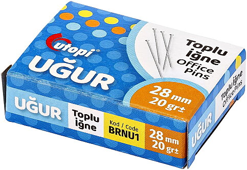 BRONS BRNU-1 UĞUR TOPLU İĞNE 28mm 20gr - 1